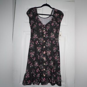 Black Floral Dress